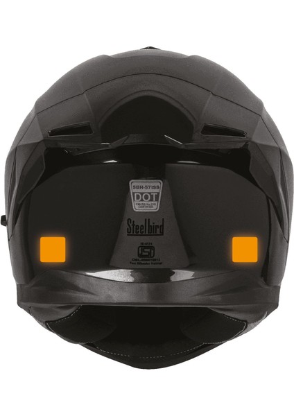 Sarı Reflective (Reflektif) 6'lı Kare Sticker Paketi Otomobil Motosiklet Reflektif Parlayan Sticker Etiket Modeli modelleri