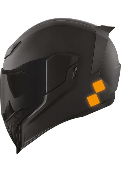 Sarı Reflective (Reflektif) 6'lı Kare Sticker Paketi Otomobil Motosiklet Reflektif Parlayan Sticker Etiket Modeli fırsatları