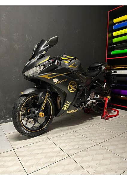 R25 2018 Orjinal Tasarım Takım Sticker Mat Gold Modeli
