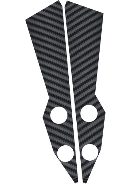 Cf Moto NK250 Ön Çamurluk Sağ Sol Karbon Desen Sticker Etiket Kaplama Modeli 2019-2024