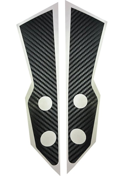 Cf Moto NK250 Ön Çamurluk Sağ Sol Karbon Desen Sticker Etiket Kaplama Modeli 2019-2024 fırsatları