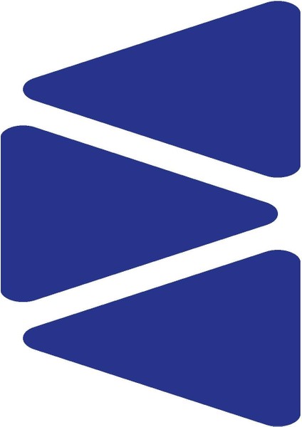 Mavi Reflective (Reflektif) 3'lü Üçgen Sticker Paketi Otomobil Motosiklet Reflektif Parlayan Sticker Etiket Modeli