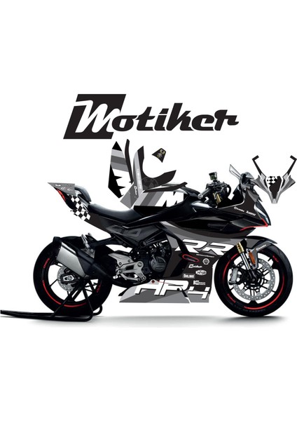 Cfmoto 450SR Hp4 Rr Gri Motosiklet Kaplaması