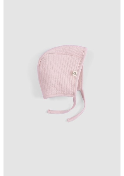 Kapitone Pembe Ingiliz Bebek Şapka