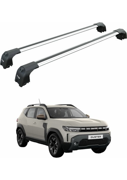 Dacia Yeni Duster Ara Atkısı Tavan Sistemleri 2024- Sonrası Gri Paw Pro 2