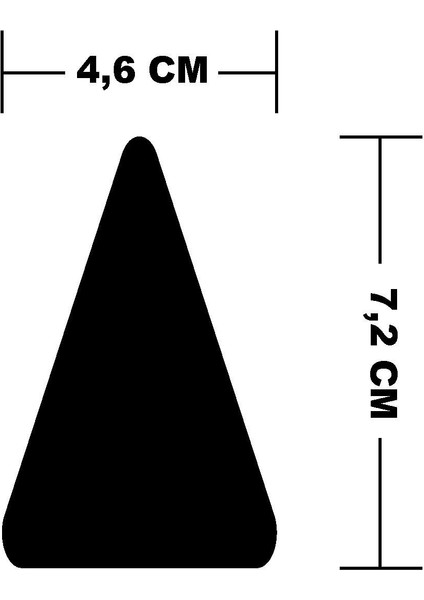 Kırmızı Reflective (Reflektif) 3'lü Üçgen Sticker Paketi Otomobil Motosiklet Reflektif Parlayan Sticker Etiket Modeli fiyatları