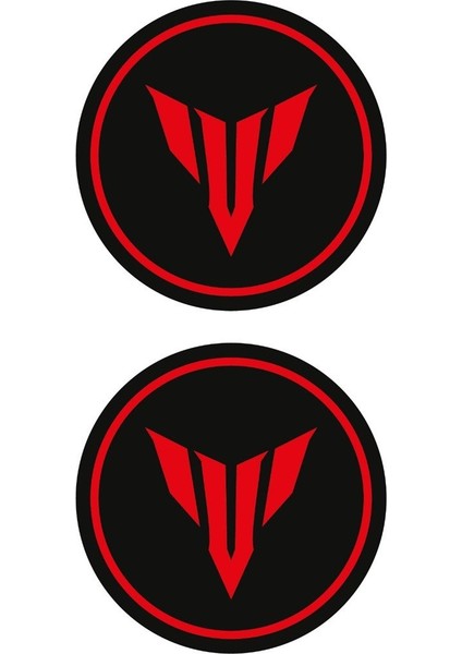 mt Kırmızı Koruma Takozu Damla Sticker Modeli