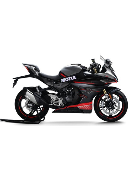 Cf Moto 450SR Motul Orta Şase Tasarım Motosiklet Sticker Etiket Modeli Hologram fiyatları