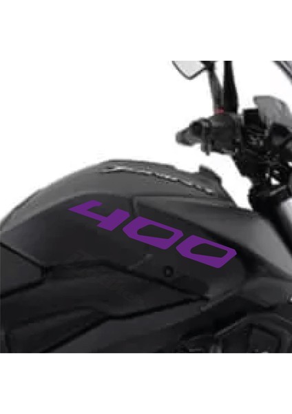 Bajaj Dominar Mor 400 Yazı Sticker Etiket Modeli