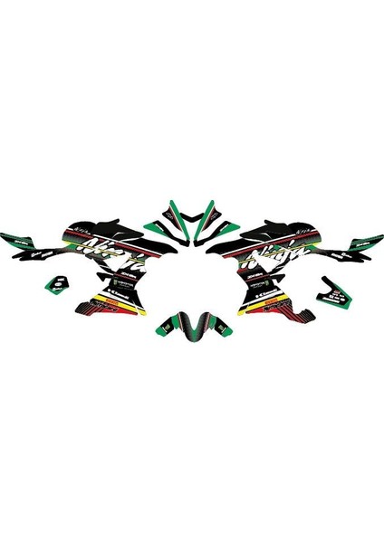 Kawasaki Zx6-R Racing Tasarım Modeli