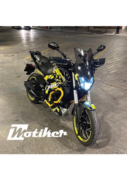 Dominar Dirt Rider Sticker Etiket Kaplama Model