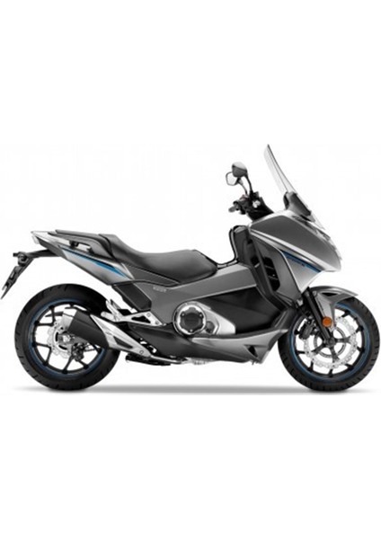 Honda Integra Gri Üzeri Mavi Orjinal Tasarım Sticker Etiiket Modeli