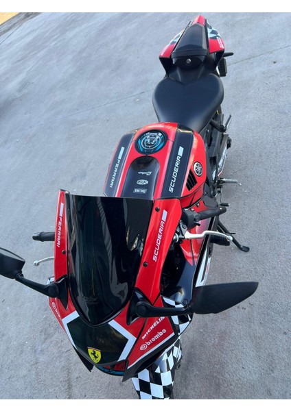 Yamaha Yzf R7 Ferrari Tasarım Parçalı Ful Kaplama fiyatları