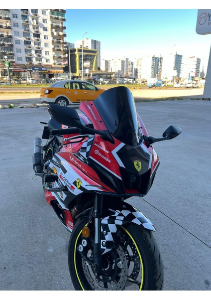Yamaha Yzf R7 Ferrari Tasarım Parçalı Ful Kaplama fırsatları