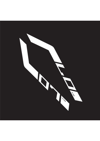 2023 Model Mt-07 Özel Motosiklet Depo Beyaz Sticker Etiket Modeli