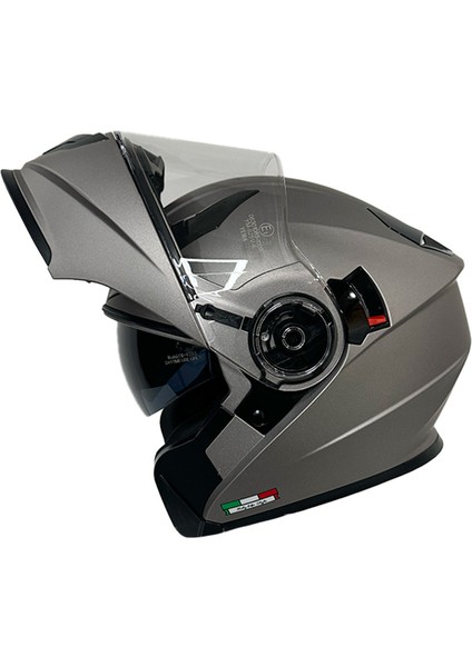 Sw 926 Titanyum Gri Motosiklet Kask