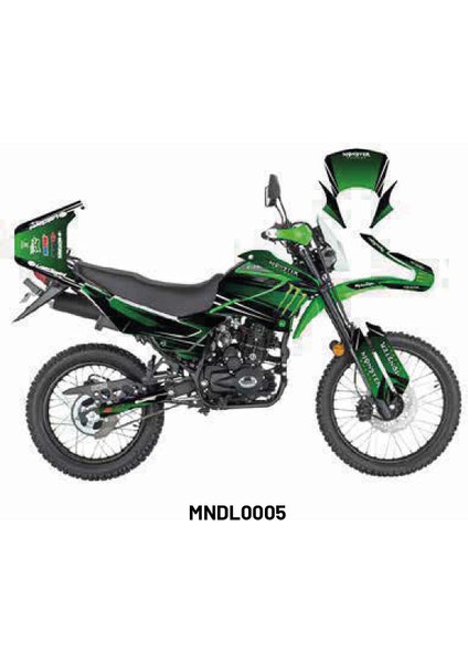 Mondial X-Treme "monster I" Tasarım Motosiklet Sticker Etiket Modeli