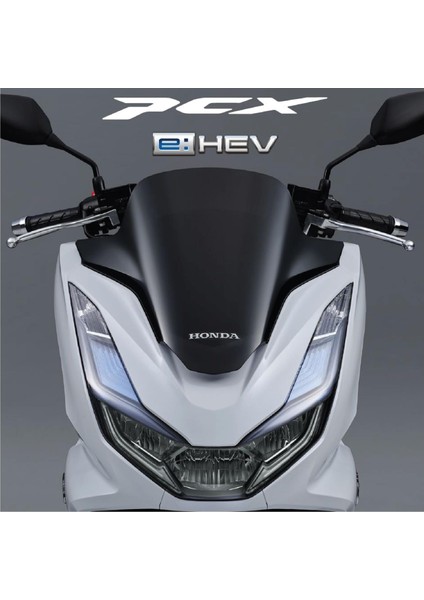 Honda Pcx Ön Far Kaşı Lv Tasarımı Şeffaf Sticker Lacivert Model 2 fırsatları