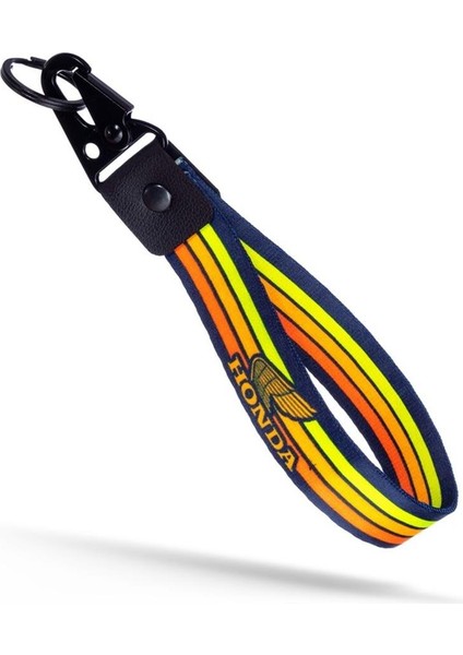 Honda Logolu Baskılı Motosiklet Anahtarlık Modeli