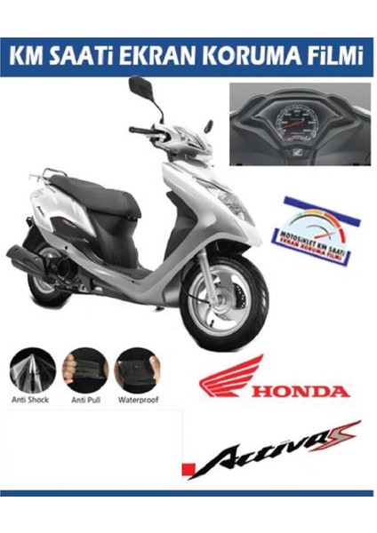 Honda Activa S Motosiklet Ekran Km Koruyucu
