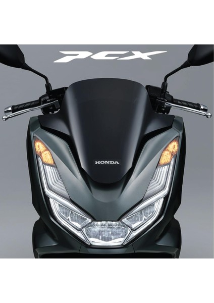 Honda Pcx Ön Far Kaşı Şeffaf Sticker Turuncu fiyatları