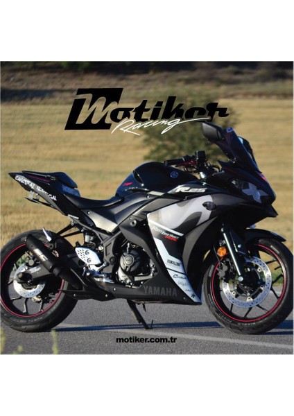 Yzf R25 Movistar Motosiklet Takım Sticker Etiket Modeli
