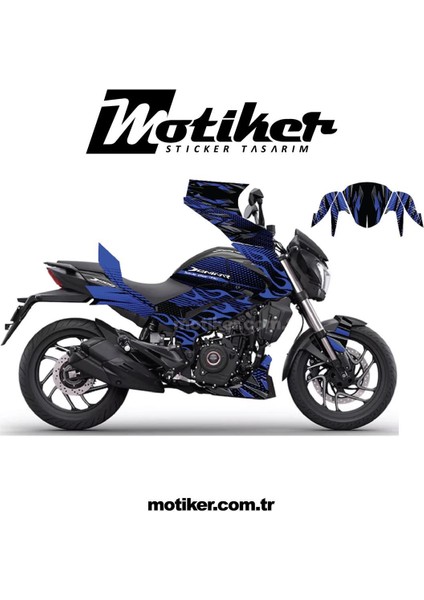 Dominar Fire Sticker Etiket Kaplama Model