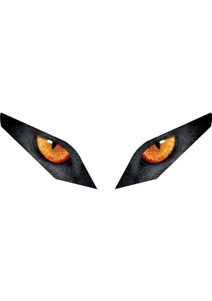 CF Moto 450SR Far Turuncu Göz Sticker Etiket Modeli