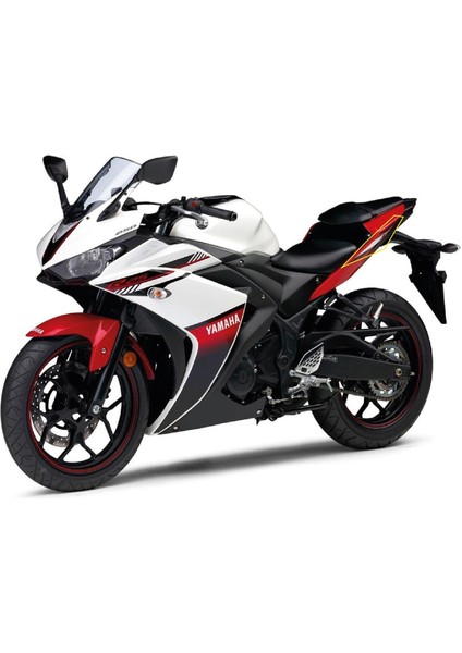 Yamaha Yzf R25 2016 Sol Kuyruk Sticker Etiket Modeli