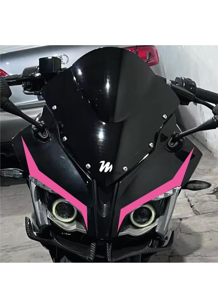 Bajaj RS200 2'li Ön Kafa Sticker Etiket Modeli Pembe