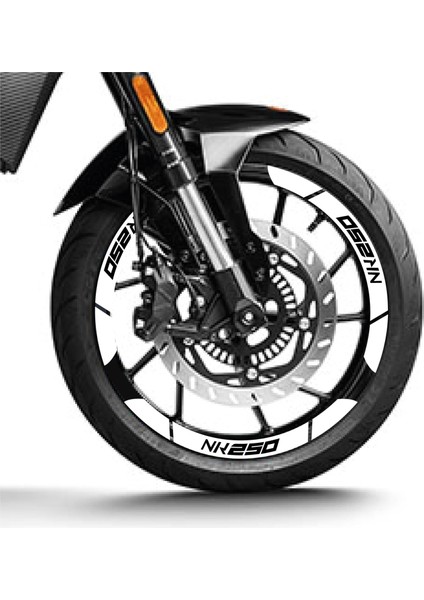Beyaz Cf Moto 250 Nk Geniş Jant Sticker Etiket Modeli fiyatları