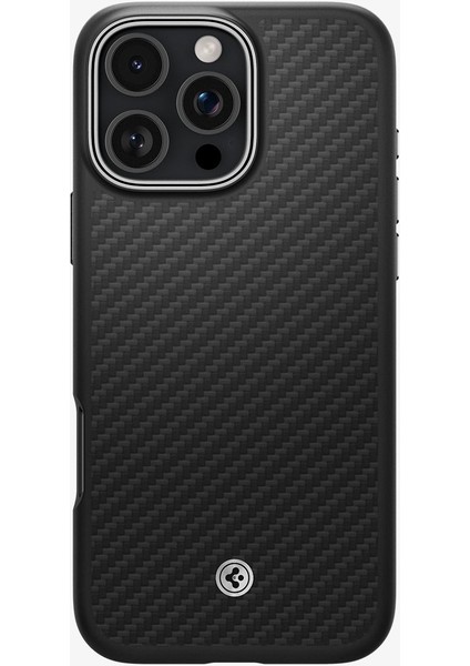iPhone 16 Pro Kılıf Enzo Aramid Black Silver - ACS08151