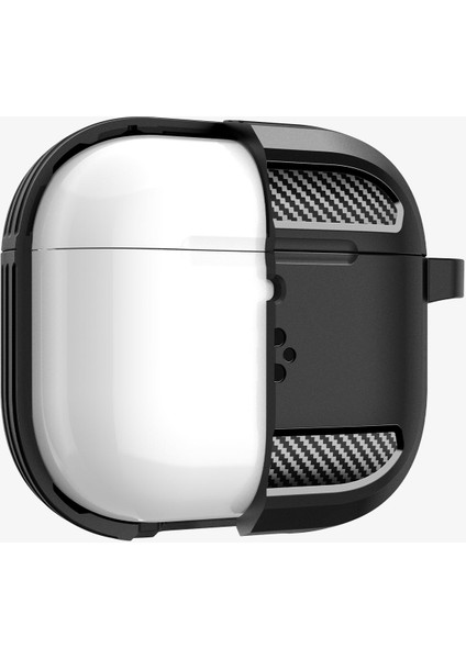 Airpods (4. Nesil) Kılıf Rugged Armor Matte Black - ACS08642