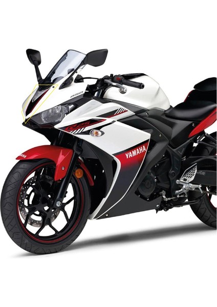 Yamaha Yzf R25 2016 Ön Kafa Sticker Etiket Modeli fiyatları
