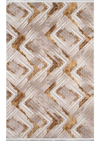 Kaymaz Taban Yıkanabilir Modern Salon Mutfak Oturma Odası Çocuk Odası Halısı 5014 Gold fiyatları