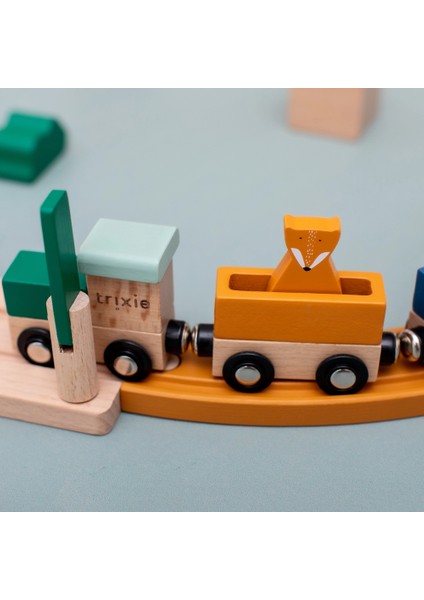 Ahşap Demiryolu Seti indirimleri