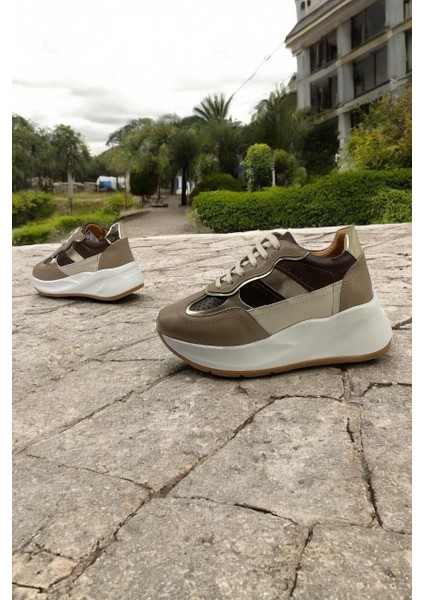 D24KA-315 Vizon Deri Tam Kadın Günlük Ayakkabı indirimleri