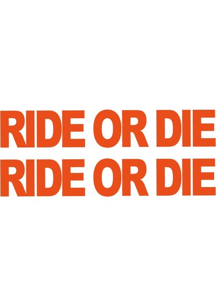 Cfmoto 250 Nk Ride Or Die Orta Şase Tasarım Motosiklet Sticker Etiket Modeli Turuncu modelleri