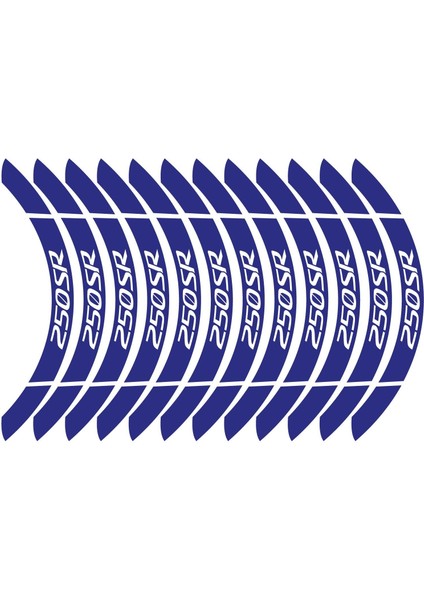 Lacivert Cf Moto 250 Sr Geniş Jant Sticker Etiket Modeli modelleri