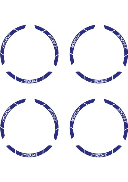 Lacivert Cf Moto 250 Sr Geniş Jant Sticker Etiket Modeli fırsatları