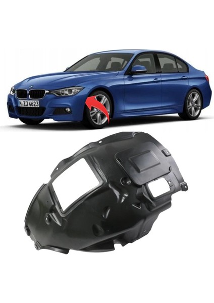 Bmw 3 Serisi F30 Sol Ön Çamurluk Davlumbazı 2012-2019 51717260725