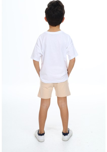 Erkek Çocuk Baskılı Şortlu Takım fırsatları