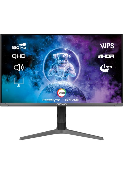 OV32MNT301GQ 32'' Fast IPS 180 Hz 1ms Qhd Freesync - G Sync Oyun Monitörü