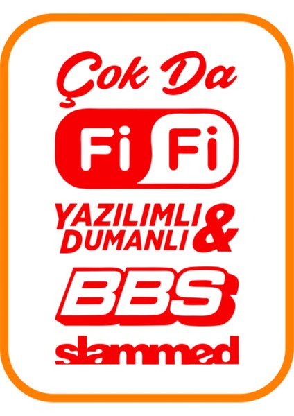 Oto Arka Cam Sticker Model 41 Kırmızı 35*20 cm