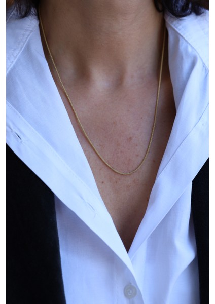 14 Ayar Altın Silindir Örme Zincir fiyatları