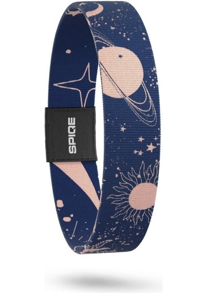 I Need More Space - Geri Dönüşümlü Unisex Elastik Baskılı Bileklik ve Hatırlatıcı Kart