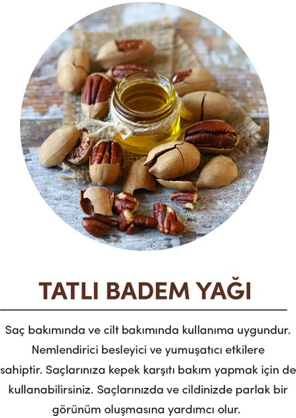 Organik Tatlı Badem Yağı 30 Ml