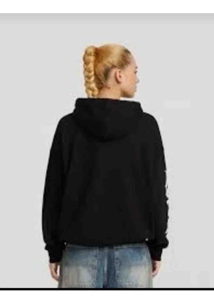 Allbucks Bershka, Kapuşonlu Anime Ovesize 3 Iplik Şardonlu Sweatshirt ABBRS0061