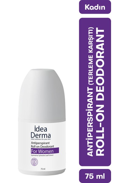Idea Derma Roll-On Antiperspirant Deodorant 75 ml - Kadınlar Için