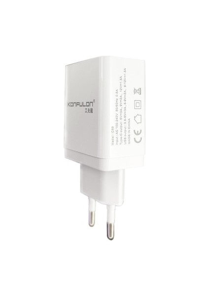 20W Typ-C Pd şarj adaptörü